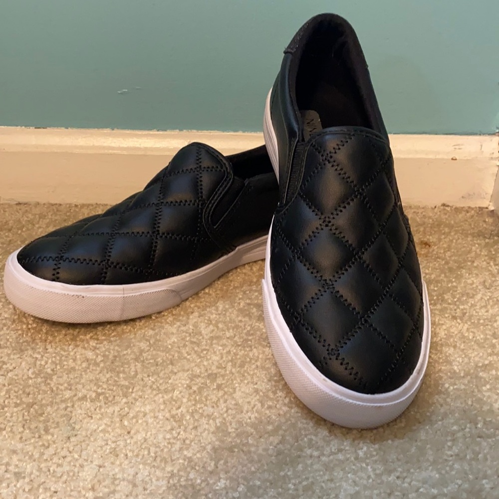 Nine West black slip ons